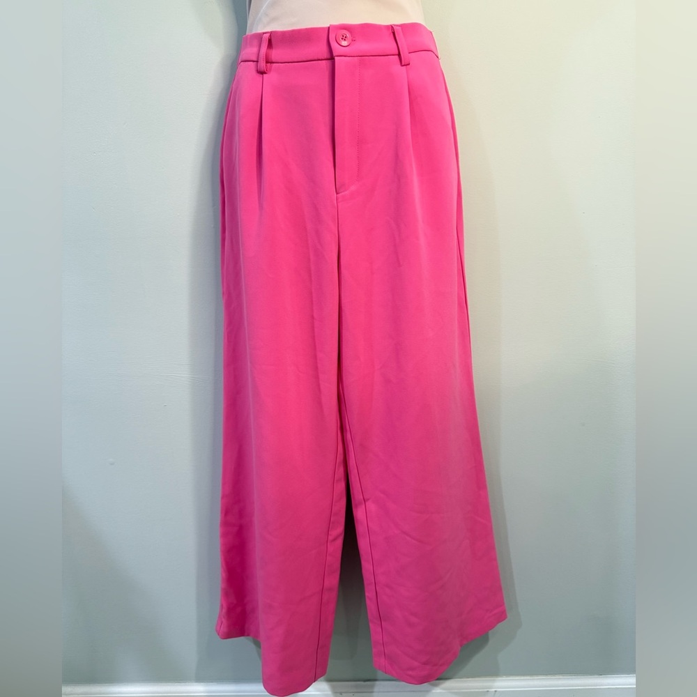 Versona Fuchsia Wide-Leg Trousers